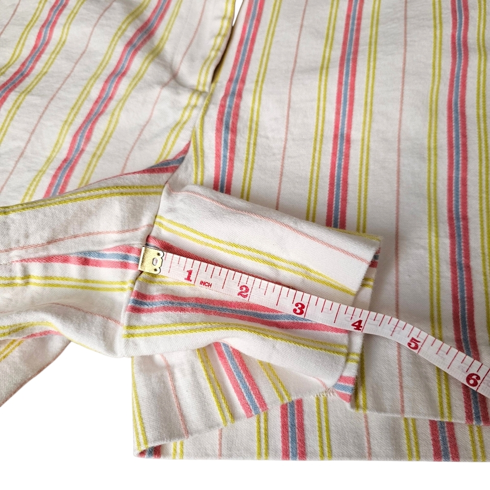 LOFT The Riviera Multicolor Striped Short - Size 12 - Picture 13 of 14